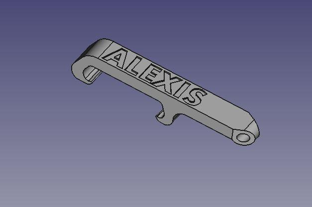 Alexis pocket bottle opener