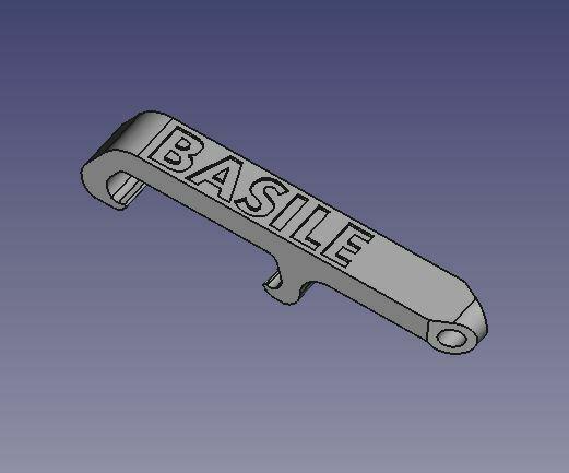 BASILE pocket bottle opener