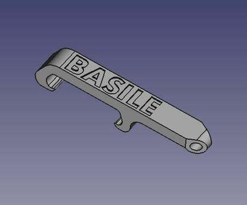 BASILE pocket bottle opener