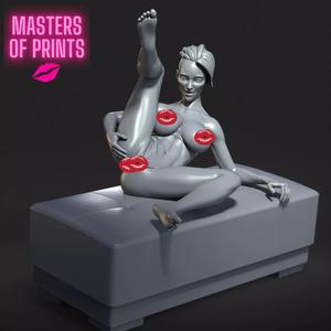 sexy pose - NSFW - EROTIC MINIATURE 75 MM SCALE