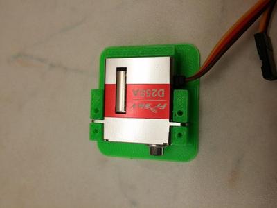 Servo mount for D25SA