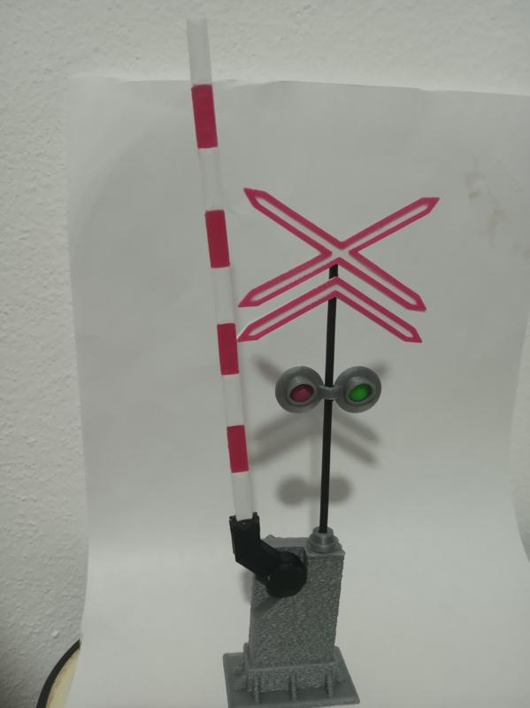 Railroad Barrier Train