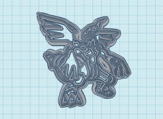 Pokemon: Zekrom Cookie Cutters