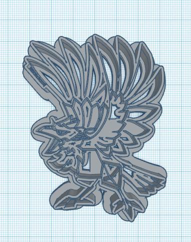 Pokemon: Corviknight Cookie Cutter