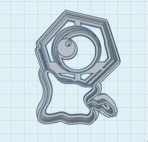 Pokemon: Meltan Cookie Cutter