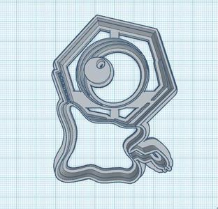 Pokemon: Meltan Cookie Cutter