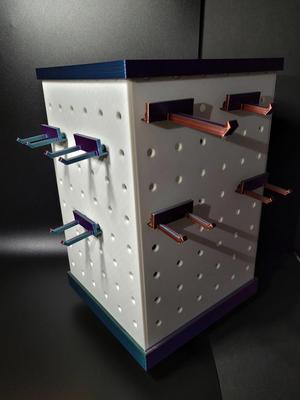 Spinning Pegboard Display