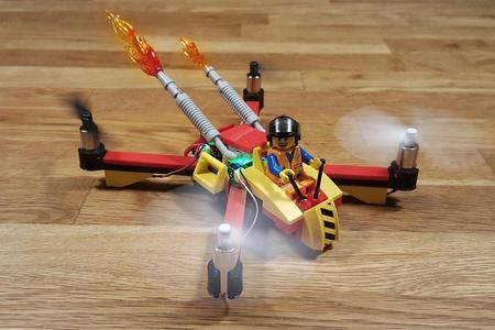 Interlocking Brick System MicroQuad