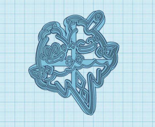 Pokemon: Vanilluxe Cookie Cutter