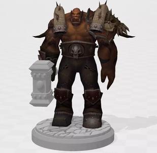 Garrosh Boss Warcraft Figurine 3d Print