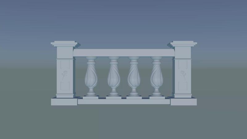 Stone Balustrade