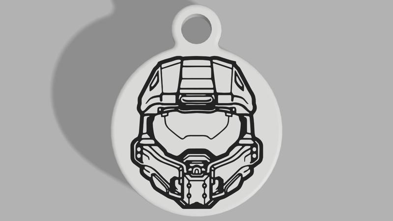 Halo - Master Chief Helmet Keyring