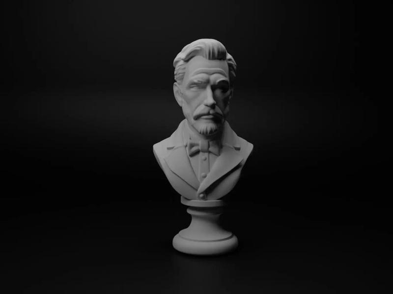 Theater Actor Bust Chess