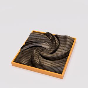 Twisted wall decor parametric waves 3D print file STL