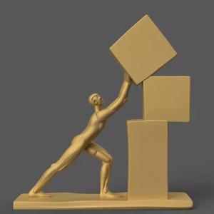 Persistence Statue 3D STL File for Inspiration