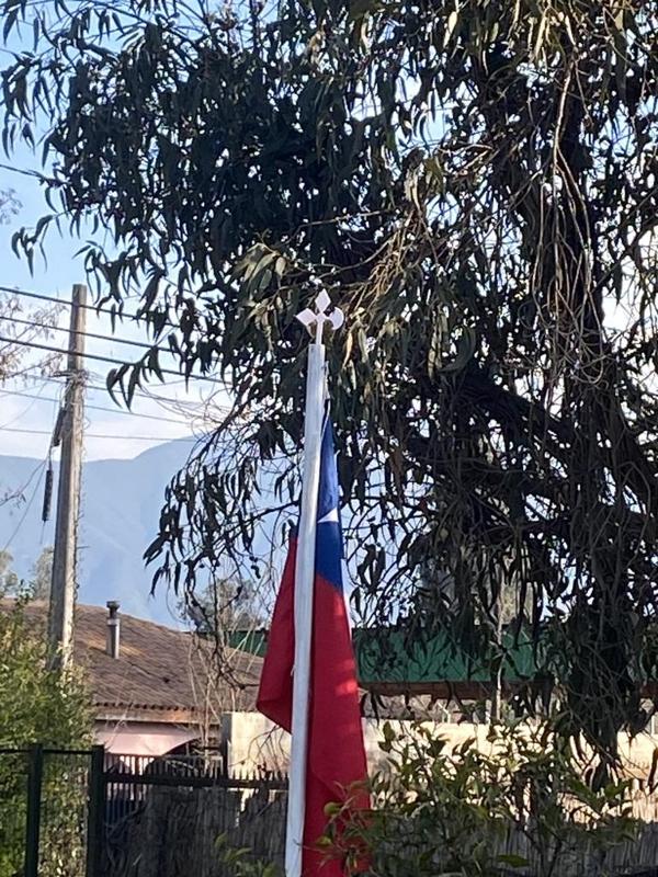 Punta Mástil Bandera Chilena