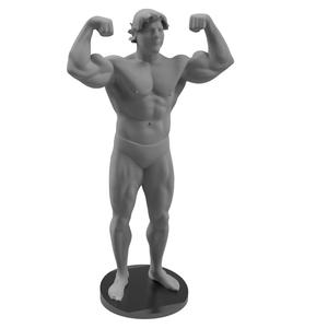 Body Builder, generated by AI from Tripo3d