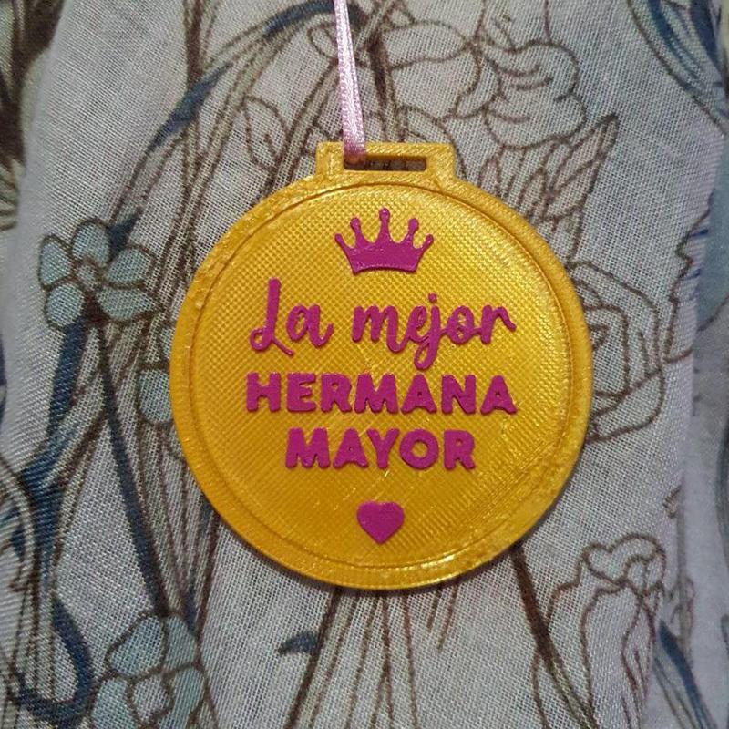 Medal "The best big sister".