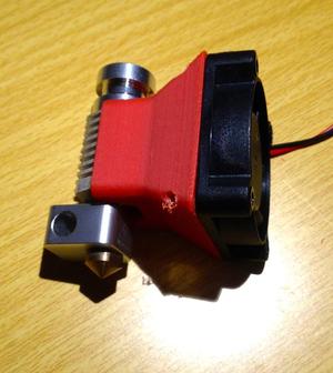 Hexagon Hot End Fan Duct 40x40mm