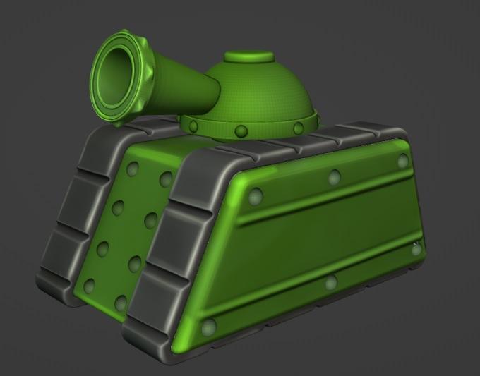 Mini tank Stylized