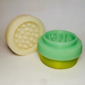 Herb grinder with container