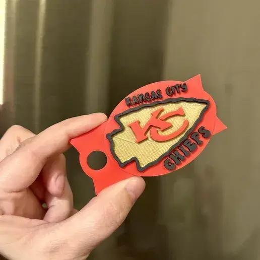 Kansas City Chiefs 40oz Stanley Lid Topper and Stanley Straw Topper