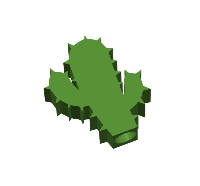 Cactus Straw topper 2 sizes 3MF File included