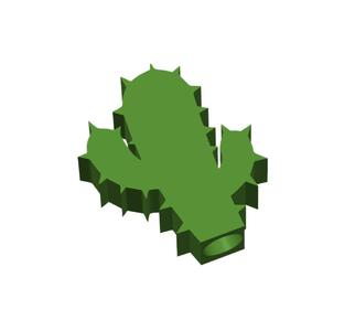 Cactus Straw topper 2 sizes 3MF File included