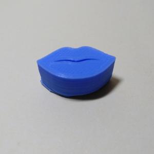 Lips Symbol Meeple Silhouette – 3D Printable Game Token