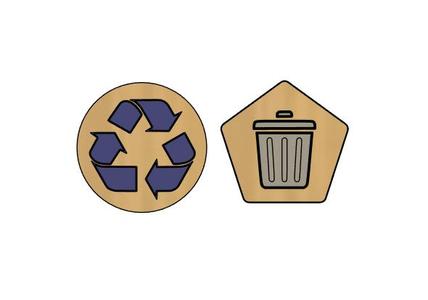 Recycle and Garbage Labels