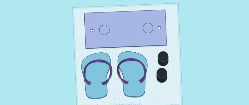 WALL HOOK - TROPICAL SUMMER - TAP DANCING