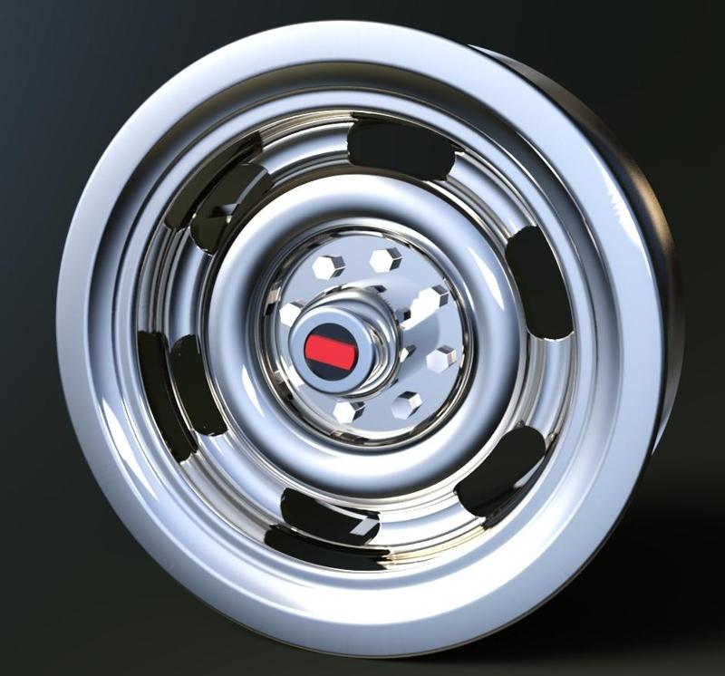 1.9 Scale Truck Rim for narrow tires