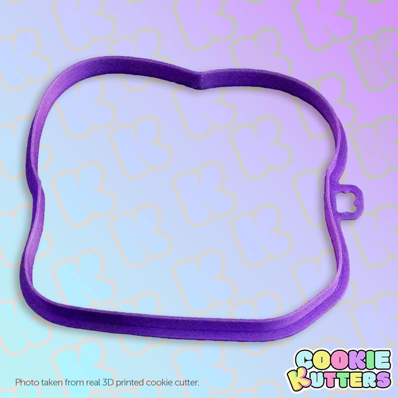 SLICE OF TOAST BREAD COOKIE CUTTER MOLD