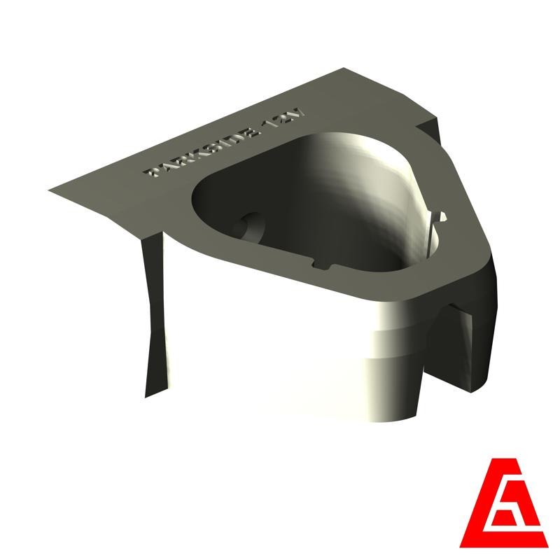 AC battery holder 12V PARKSIDE wall bracket