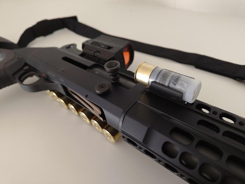 SINGLE SHOT HOLDER - BENELLI M4 / SUPPORT CARTOUCHE MONOCOUP - BENELLI M4