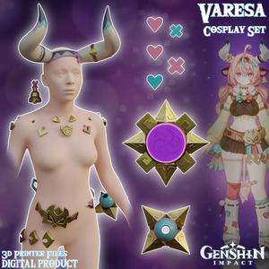 Varesa Cosplay Set Genshin Impact