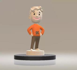 Vault Tec Vault Boy 3d printable model