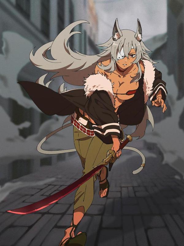 Ghislaine Mushoku Tensei Sword and Cat Hears