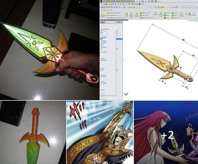 SAINT SEIYA cosplay DAGA DORATA