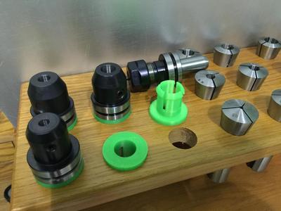 TTS to R8 collet rack adapter