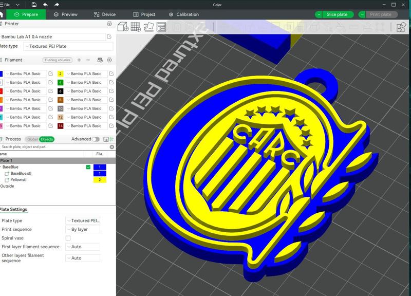 AFA Rosario Central club Coaster necklace and keychain Color Printable