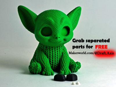 Knitted Baby Yoda - NO AMS & Supports - Cute