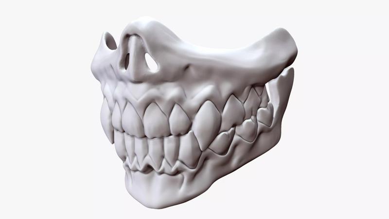 Skull Jaw Mask
