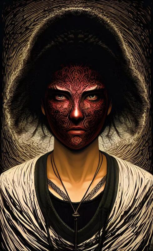 Printible Human Cosplay Face Mask