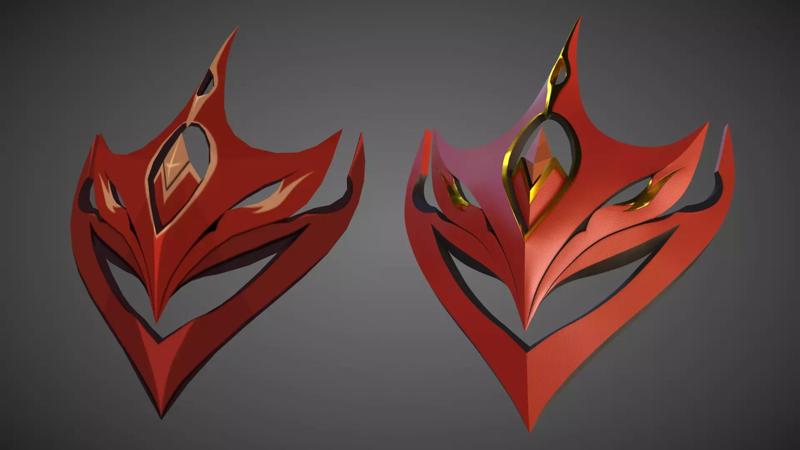 Genshin Impact Tartaglia Childe s Mask 3D Print
