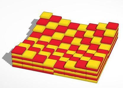 3D Reconfigurable Chessboard
