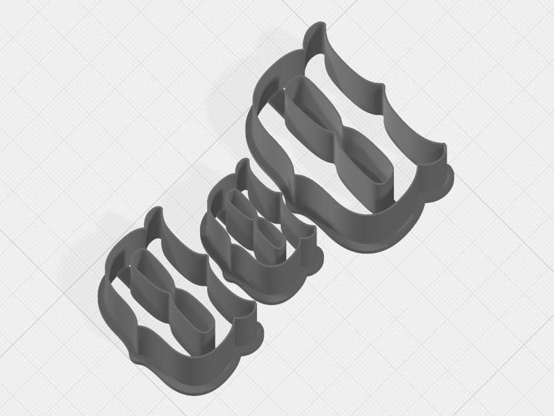 Letter D Collection Cookie Cutter