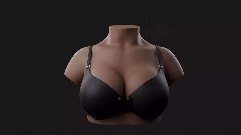 Large Female Bust 3D Model
