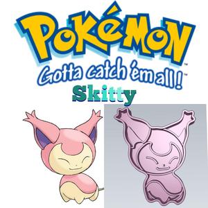 AMAZING POKEMON skitty COOKIE CUTTER STAMP CAKE DECORATING