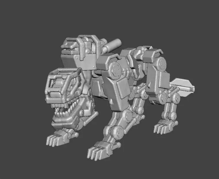 PANZERHUND 1946 PROTOTYPE MINIATURE MODEL FIGURE SCIFI GAMES RPG